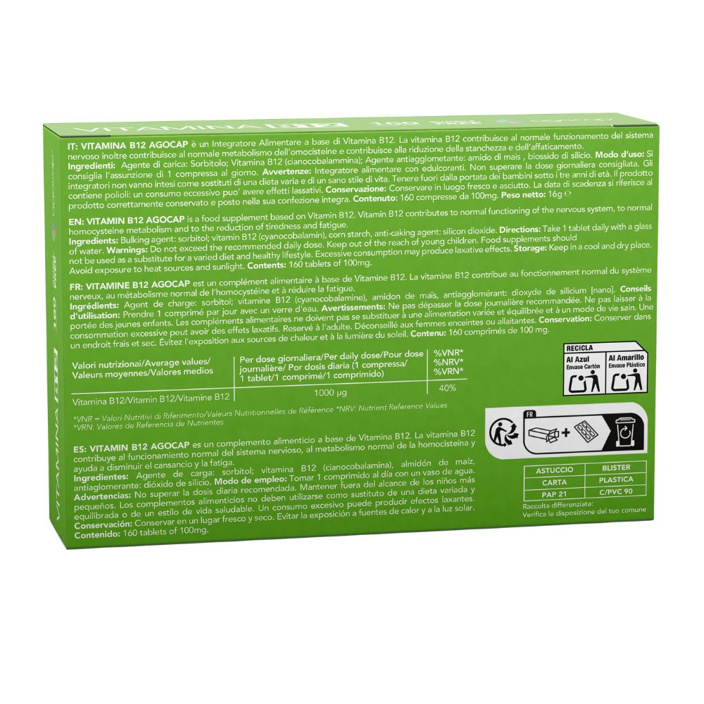 Vitamina B12 1000 mcg | Integratore per energia e sistema nervoso con Vitamina B12 ad alto dosaggio - foto 7