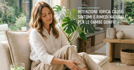 Ritenzione idrica: cause, sintomi e rimedi naturali per gambe gonfie e cellulite