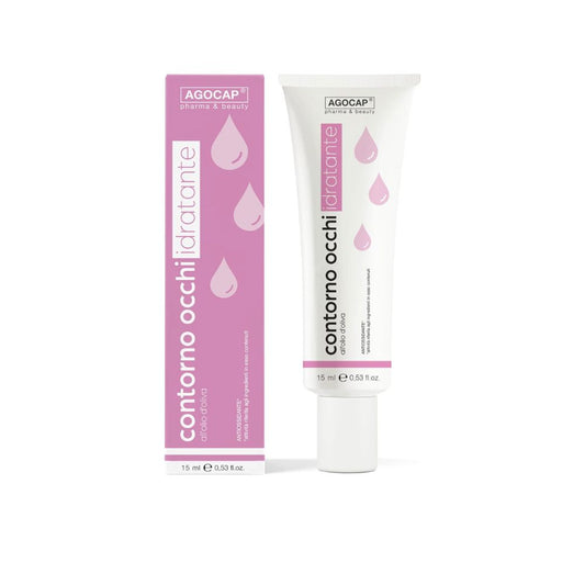 Crema Contorno Occhi Idratante e Antirughe con Acido Ialuronico e Olio d'Oliva, per una Pelle Elastica e Tonica