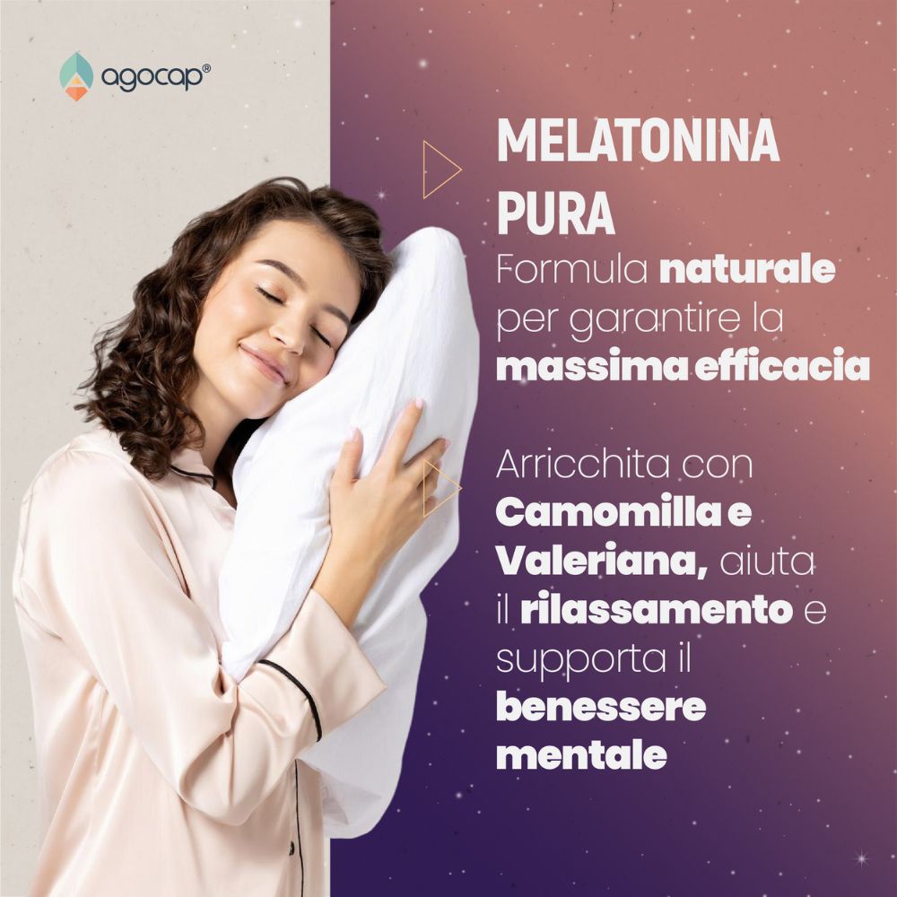 Melatonin Strong | Integratore per sonno e addormentamento con Melatonina 1 mg - foto 2