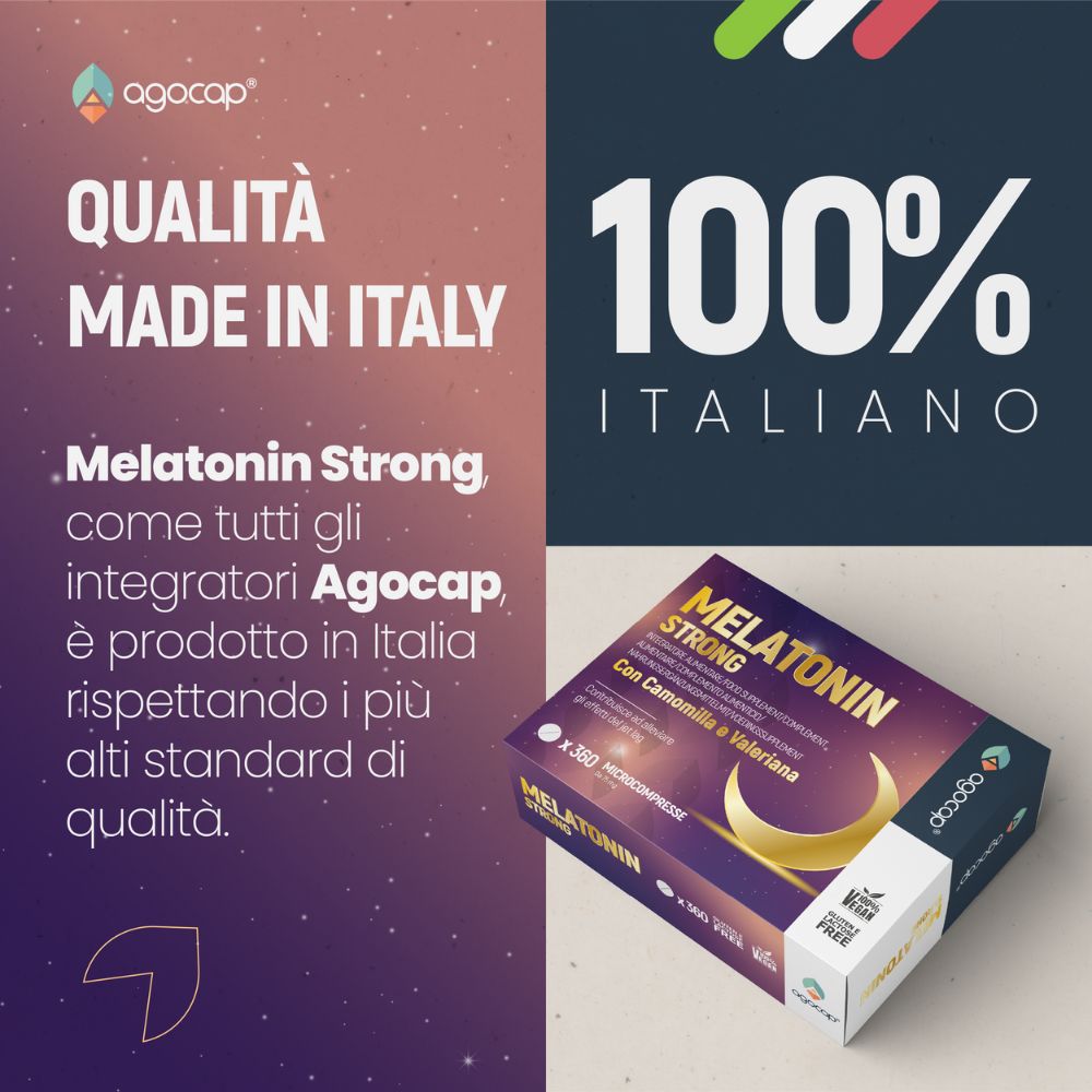 Melatonin Strong | Integratore per sonno e addormentamento con Melatonina 1 mg - foto 6