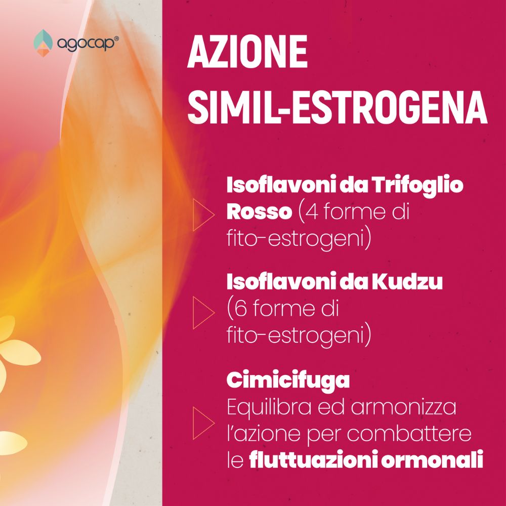 Isovamp | Integratore per menopausa con Isoflavoni di Trifoglio Rosso e Cimicifuga - foto 2