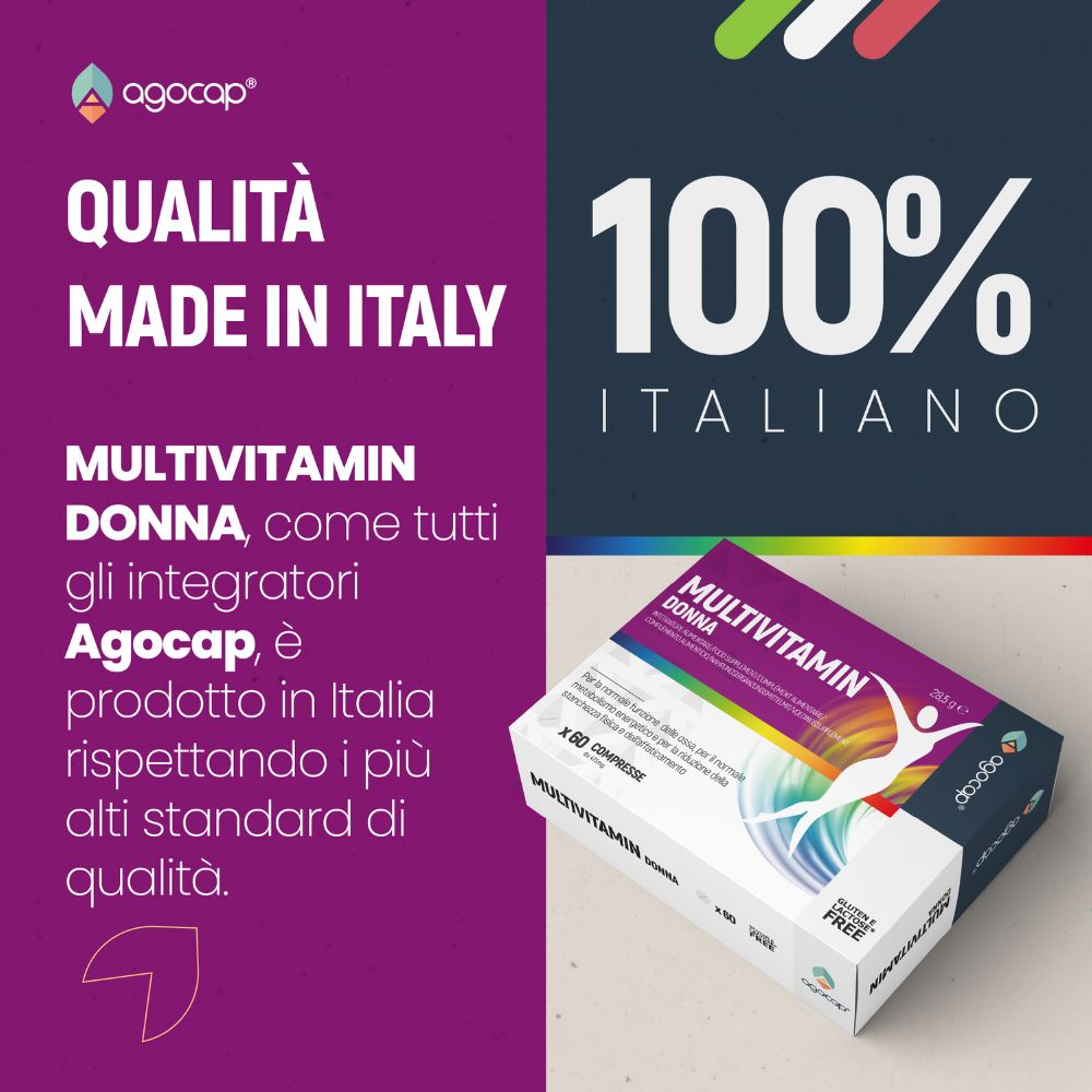 Multivitamin Donna | Integratore contro stanchezza e affaticamento per energia e concentrazione - foto 7