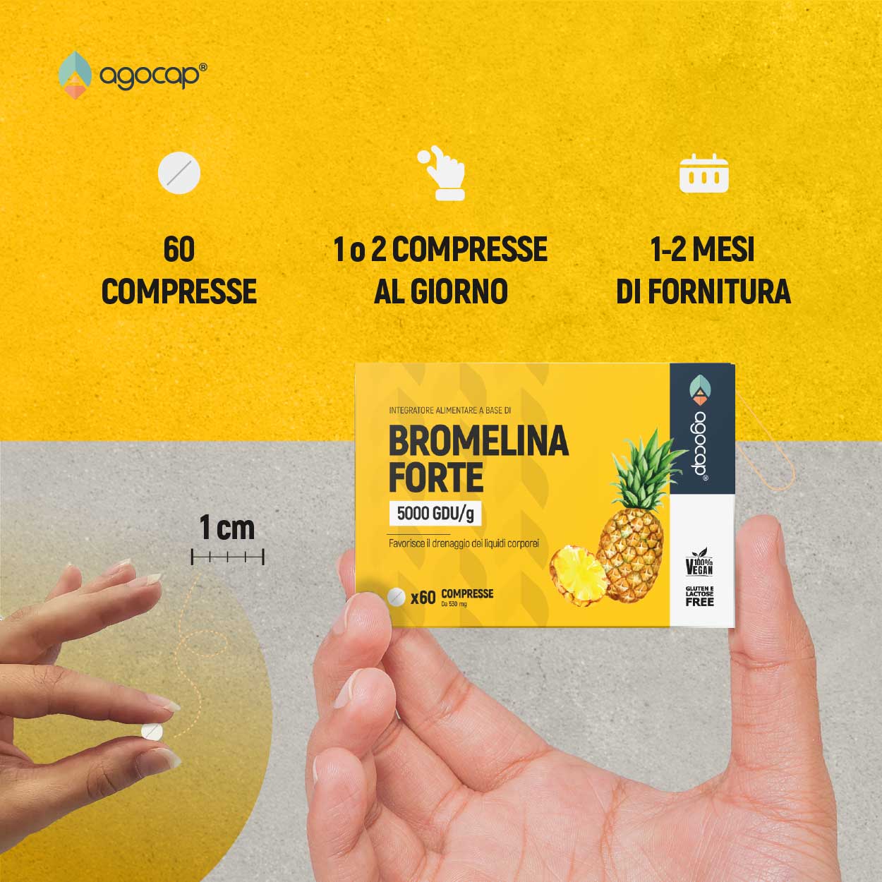 Bromelina Forte | Integratore drenante e anticellulite con Bromelina e Tarassaco - foto 3