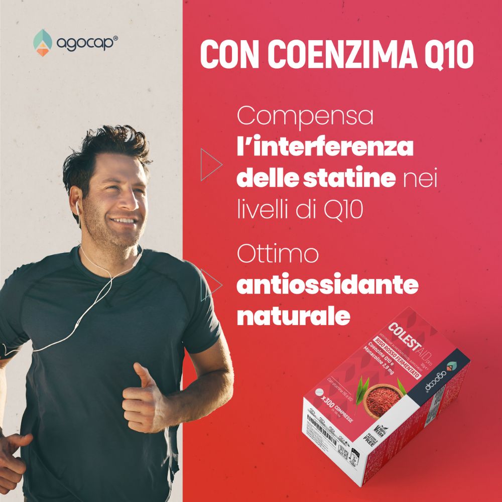 Colestaid PRO, Integratore Alimentare per il Controllo del Colesterolo, con Riso Rosso Fermentato, 300 compresse - foto 3