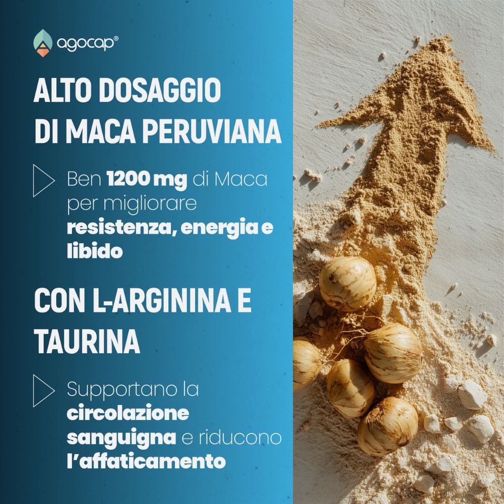 Vigralis | Integratore per energia, forza e vitalità maschile con Maca, Arginina e Taurina - foto 2