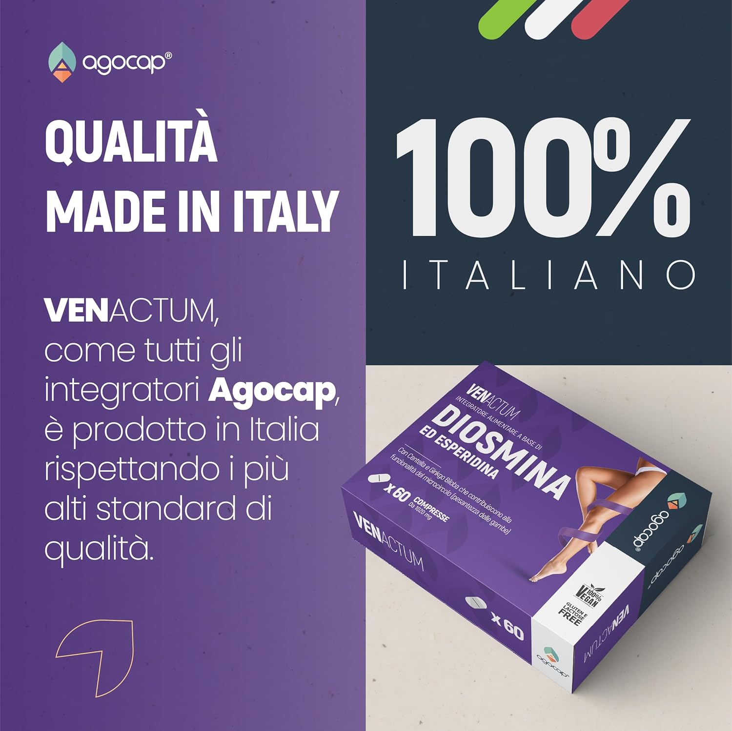 Venactum | Integratore per microcircolo e gambe leggere con Diosmina ed Esperidina - foto 6