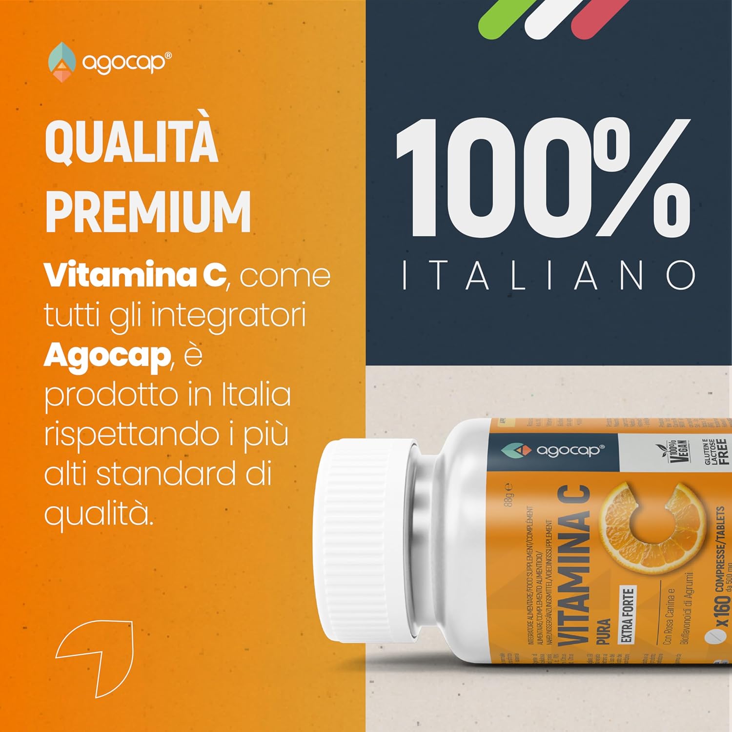 Vitamina C Extra Forte | Integratore per difese immunitarie con Vitamina C, Bioflavonoidi e Rosa Canina - foto 5