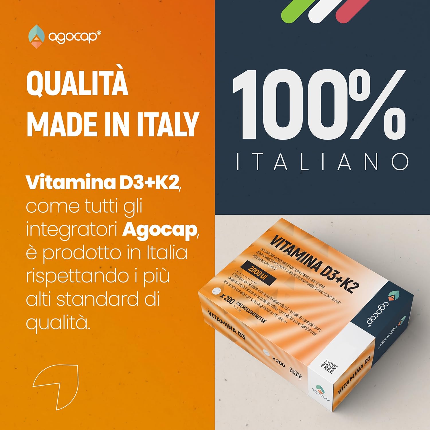 Vitamina D3 + Vitamina K2 (MK7) | Integratore per ossa e difese immunitarie con Vitamina D3 e K2 - foto 6