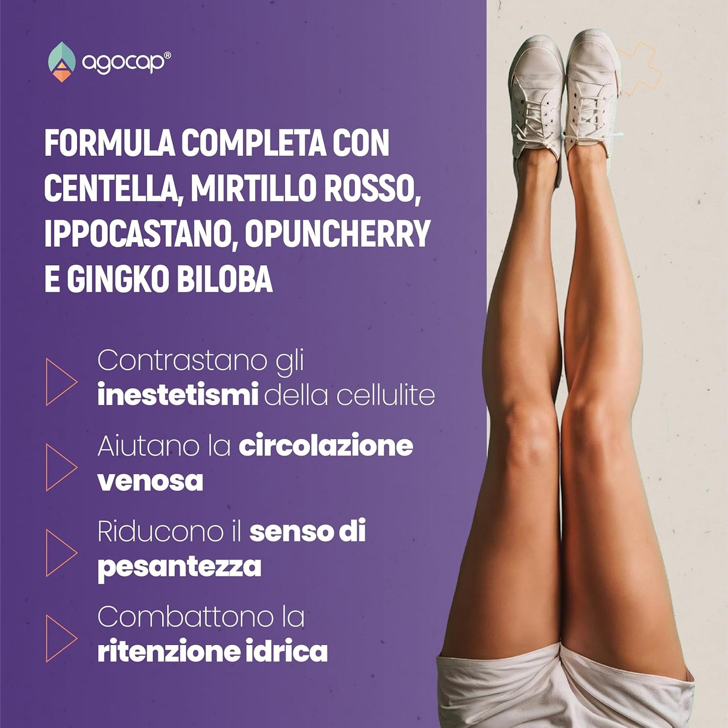 Venactum | Integratore per microcircolo e gambe leggere con Diosmina ed Esperidina - foto 3