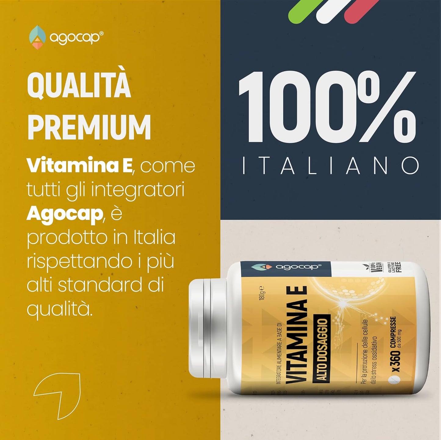 Vitamina E Pura | Integratore antiossidante per pelle e capelli con Vitamina E 60 mg - foto 6