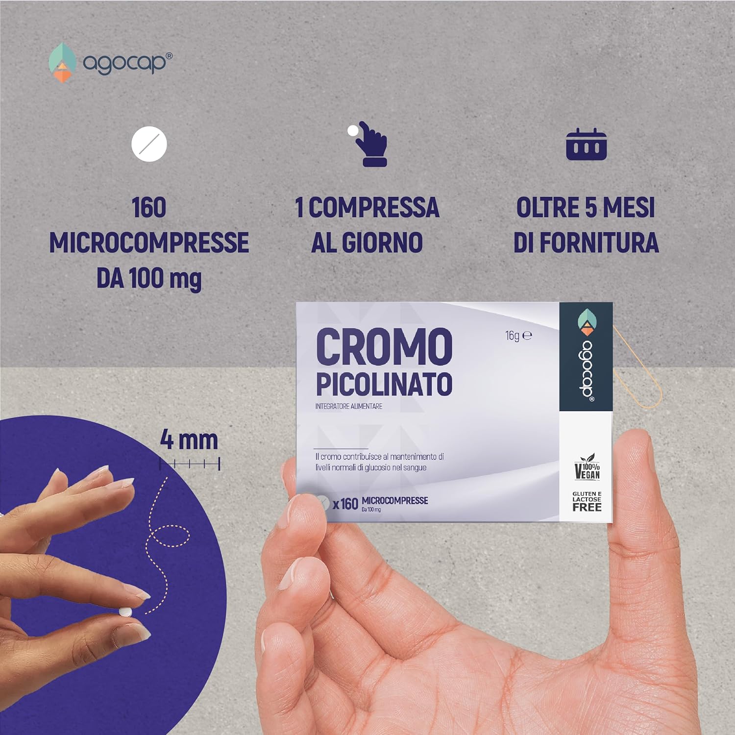 Cromo Picolinato  | Integratore per glicemia e metabolismo con Cromo Picolinato - foto 5