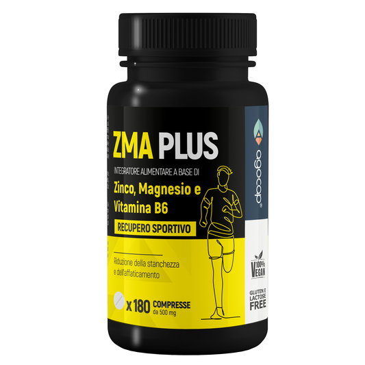 ZMA Plus | Integratore con Zinco, Magnesio e Vitamina B6 per Recupero Sportivo