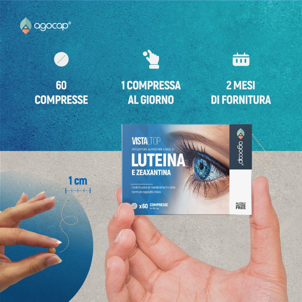 Vistaltop | Integratore per affaticamento visivo e benessere degli occhi con Luteina e Zeaxantina - foto 4