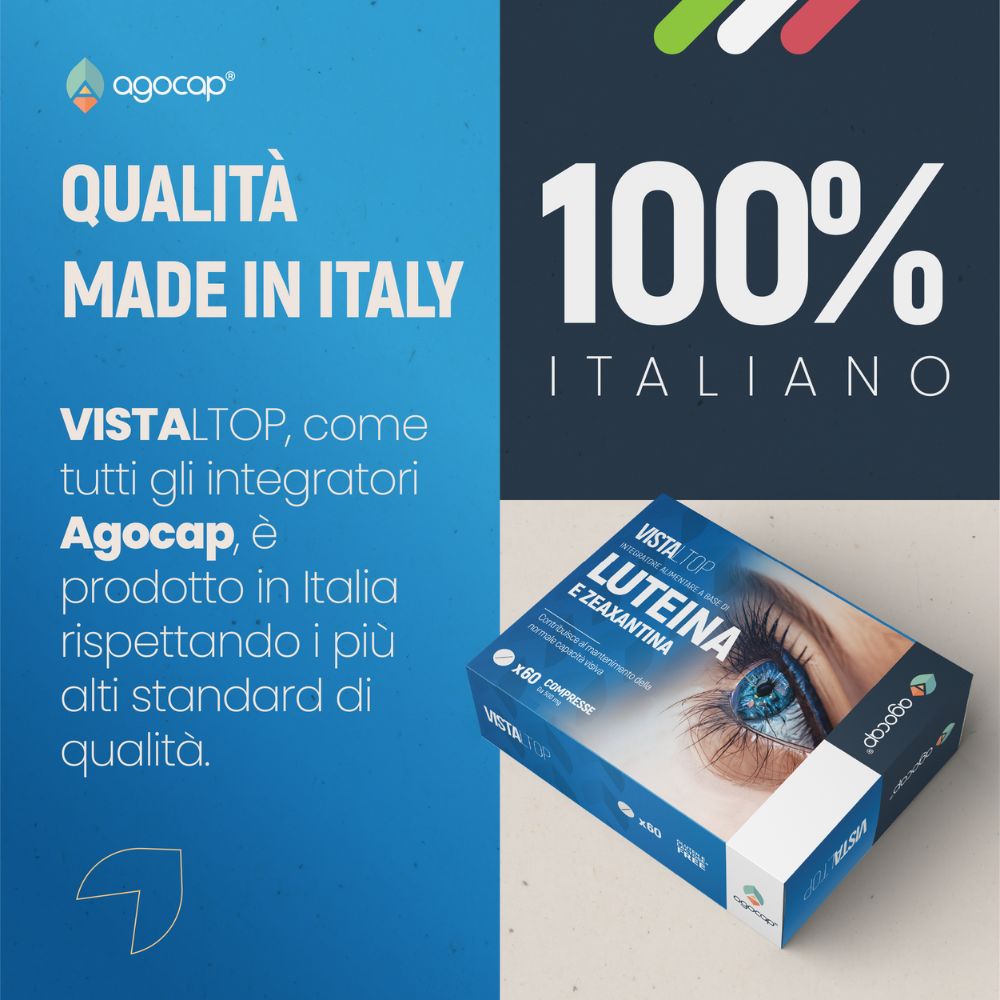 Vistaltop | Integratore per affaticamento visivo e benessere degli occhi con Luteina e Zeaxantina - foto 7