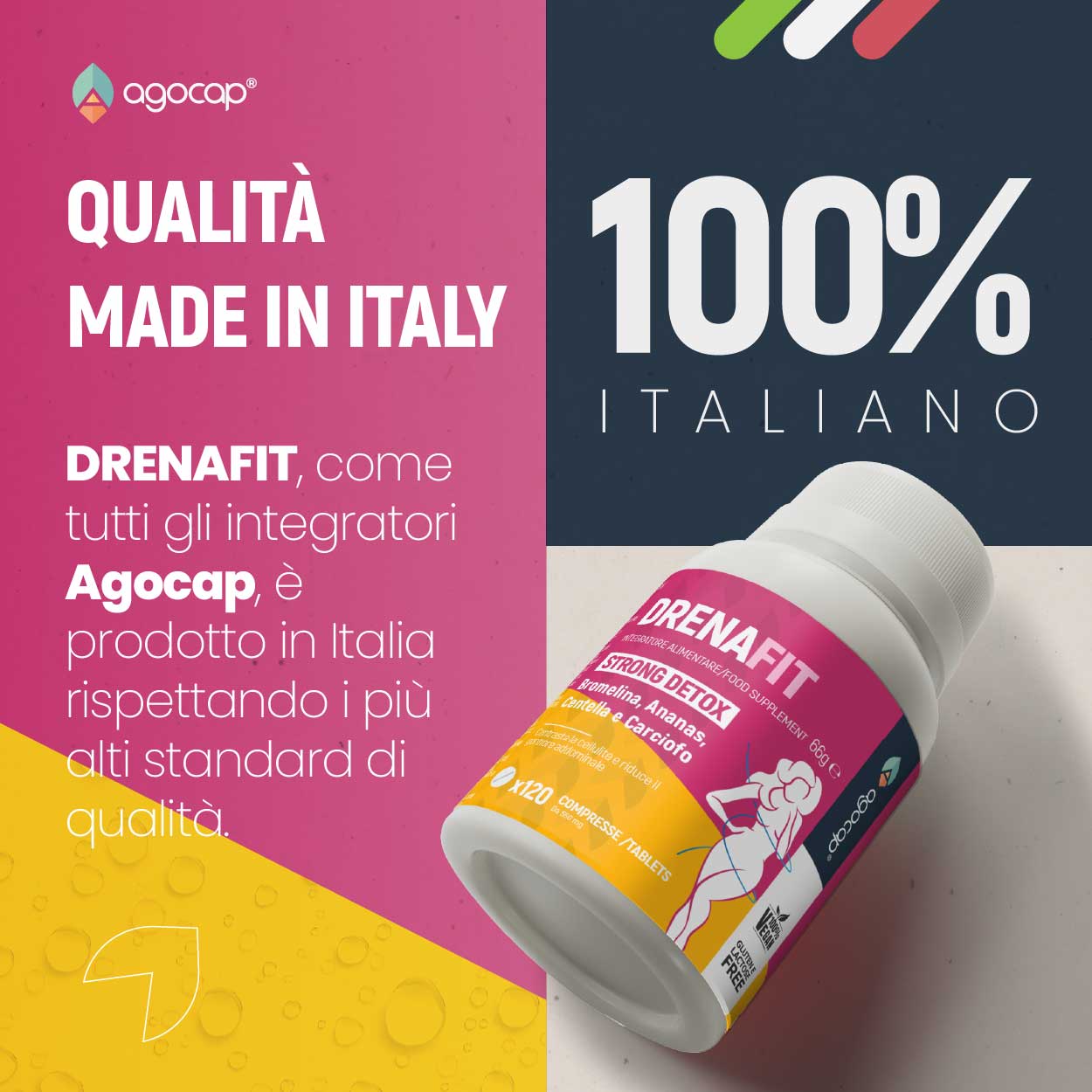 DrenaFit | Integratore drenante e snellente con Bromelina, Ananas, Centella e Carciofo - foto 6