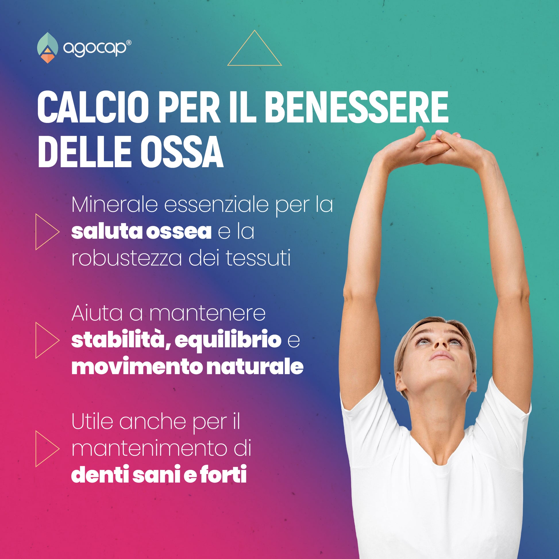 Calcio + Vitamina D3 | Integratore per ossa, denti e articolazioni con supergelée masticabili - foto 2