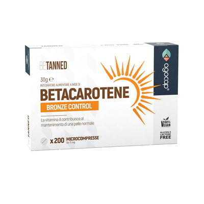 Betacarotene per Abbronzatura e Produzione di Melanina | Integratore per la Pelle