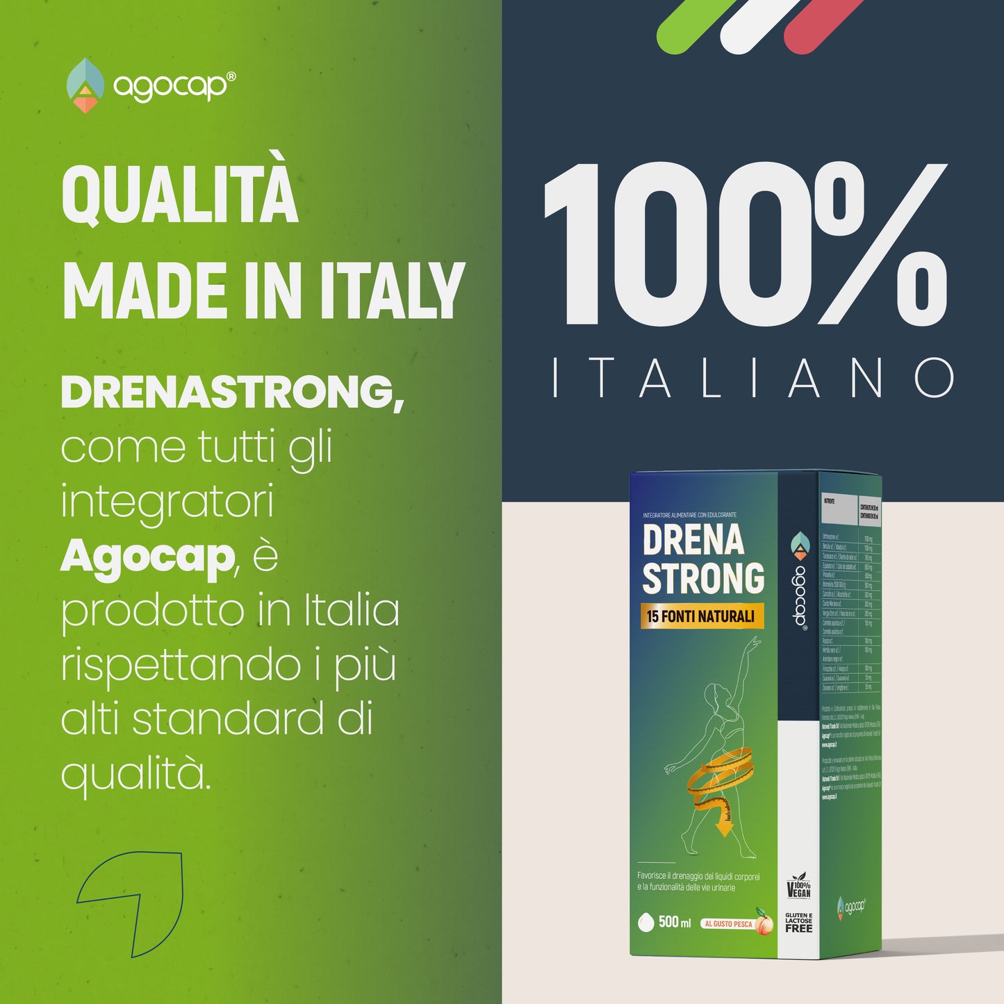 Drena Strong | Drenante liquido per ritenzione idrica e gonfiore con 15 estratti vegetali - foto 7