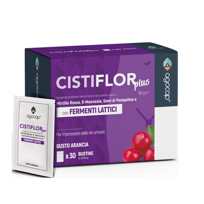 Cistiflor Plus | Integratore per cistite e candida con D-Mannosio, Mirtillo Rosso e Fermenti Lattici