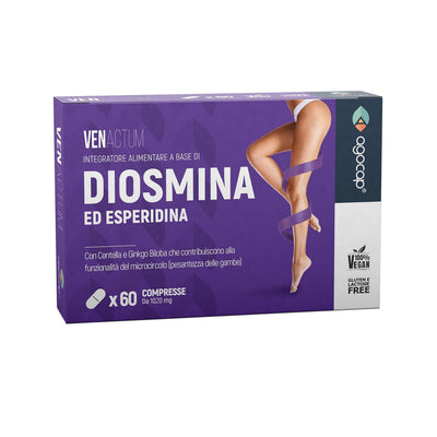 Venactum | Integratore per microcircolo e gambe leggere con Diosmina ed Esperidina