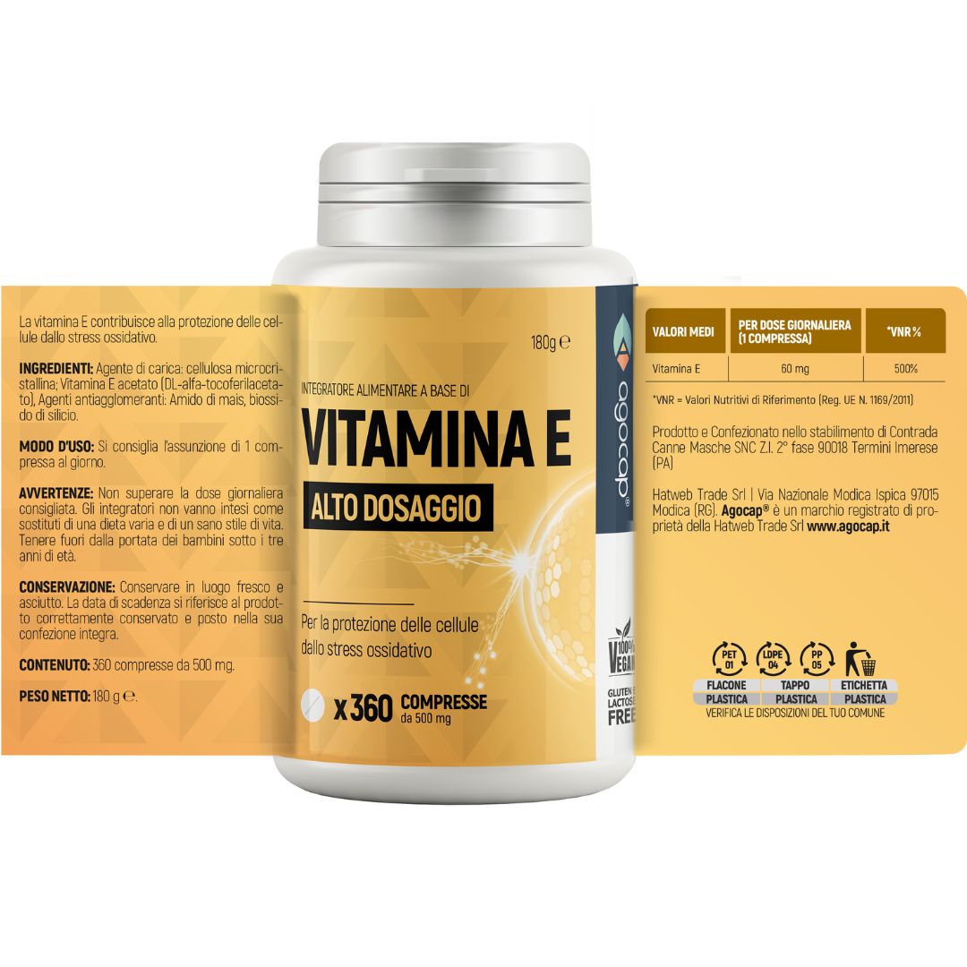 Vitamina E Pura | Integratore antiossidante per pelle e capelli con Vitamina E 60 mg - foto 7